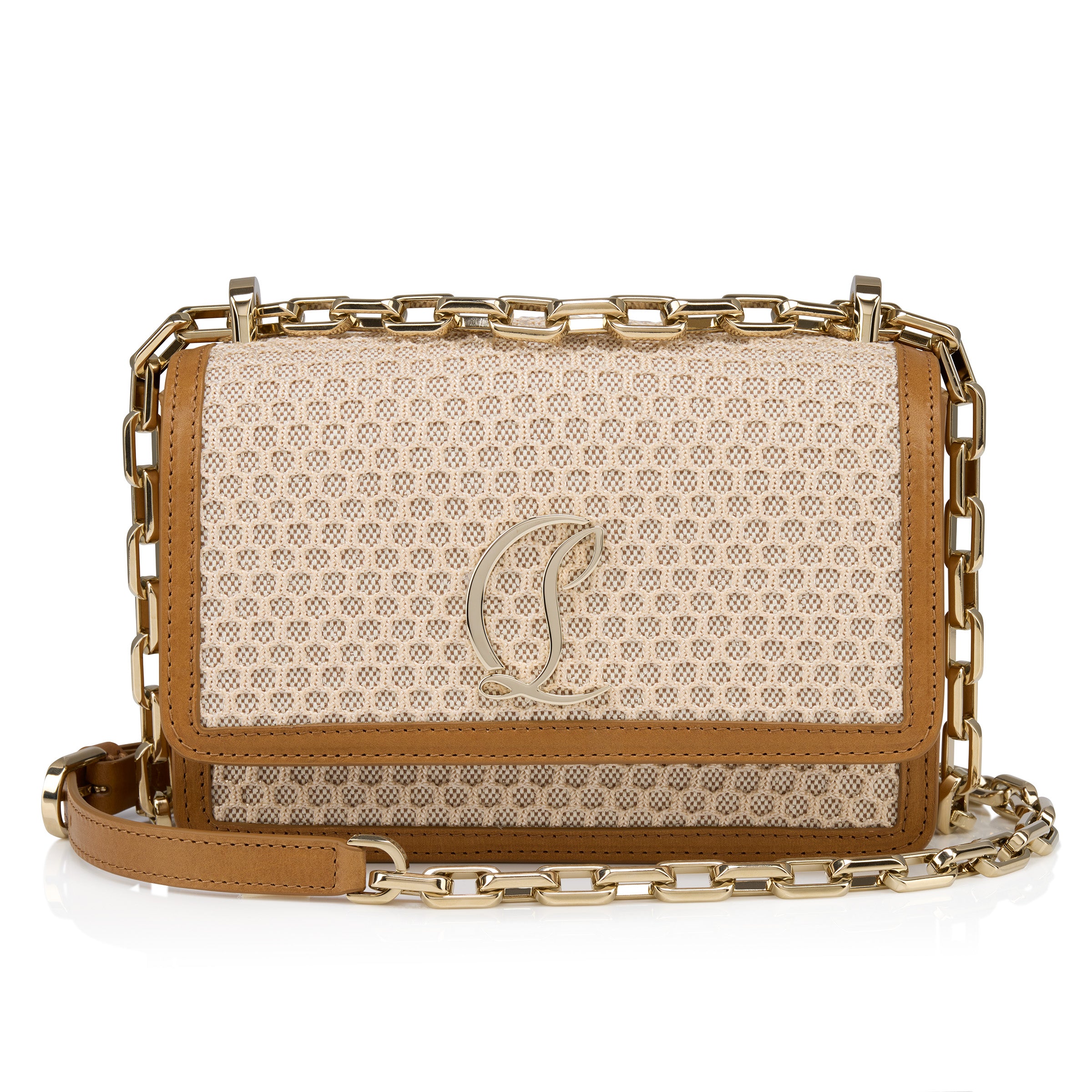 Christian Louboutin Loubi54 Women Bags | Color Beige