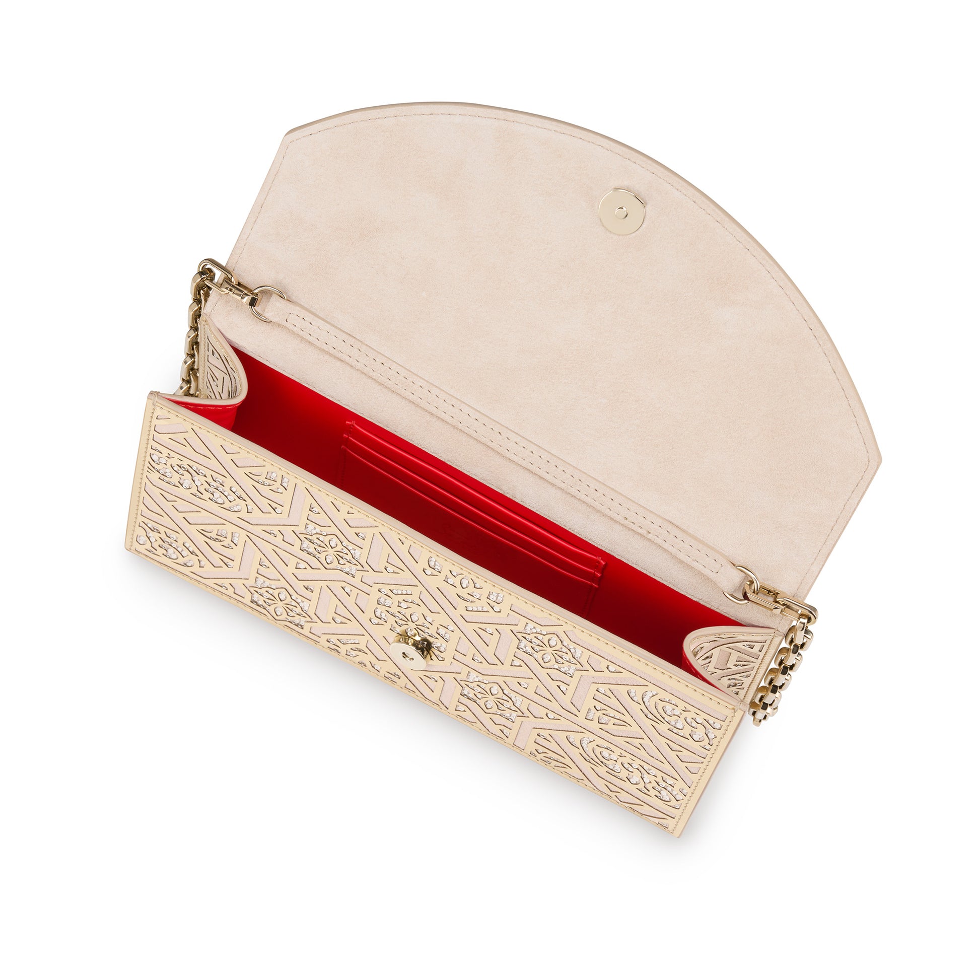 Christian Louboutin Loubi54 Women Bags | Color Gold