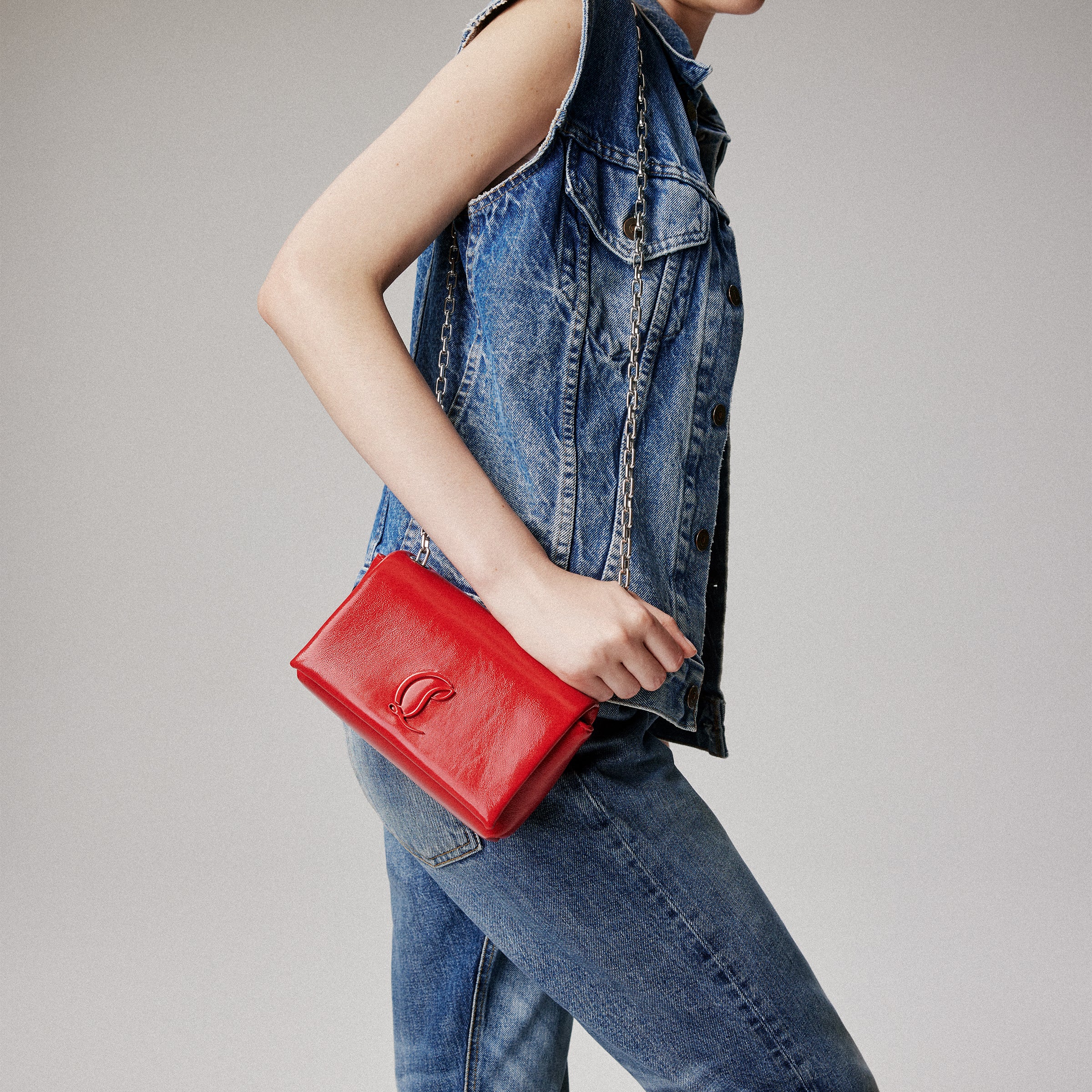 Christian Louboutin Loubi54 Women Bags | Color Red