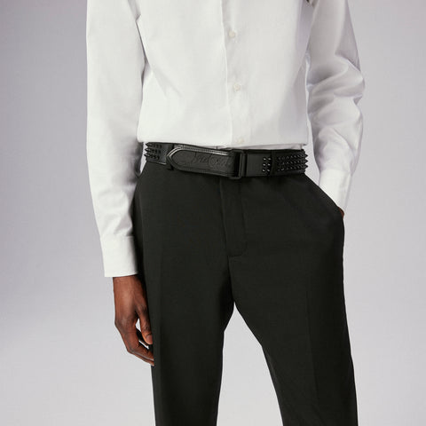 Christian Louboutin Loubi Men Belts | Color Black