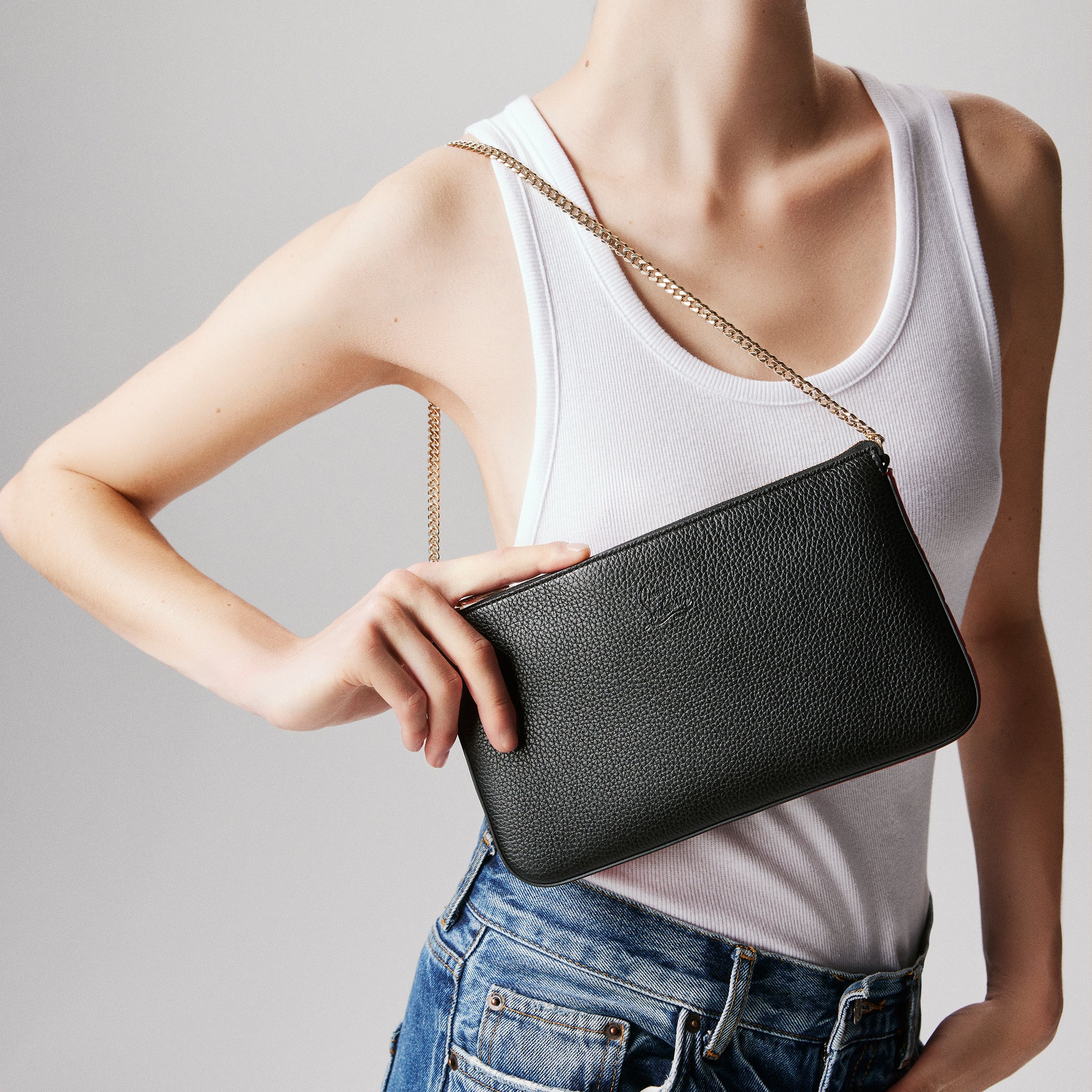 Christian Louboutin Loubila Hybrid Women Bags | Color Black