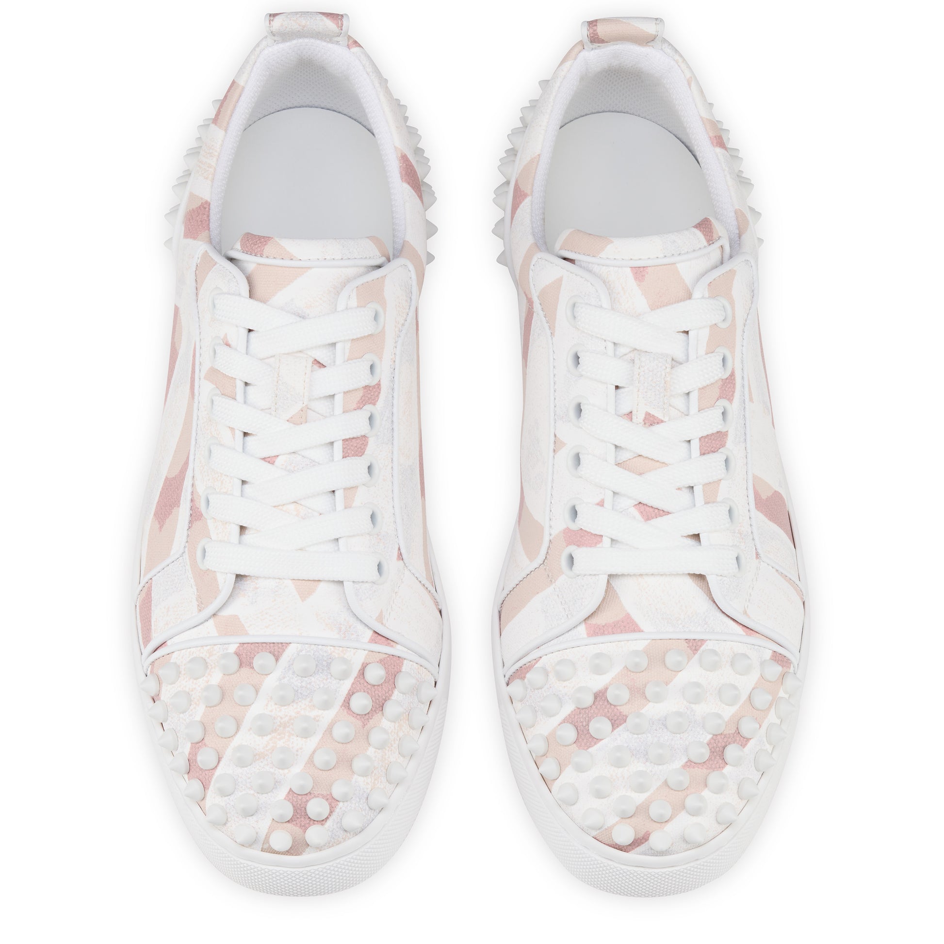 Christian Louboutin Louise Junior Spikes Women Shoes | Color Beige