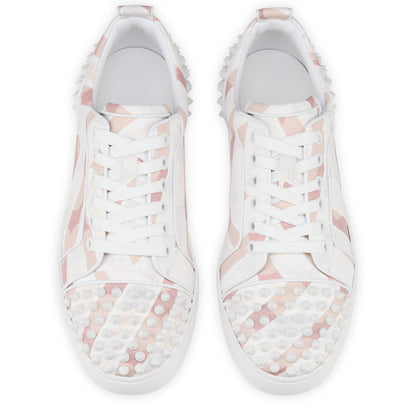 Christian Louboutin Louise Junior Spikes Women Shoes | Color Beige
