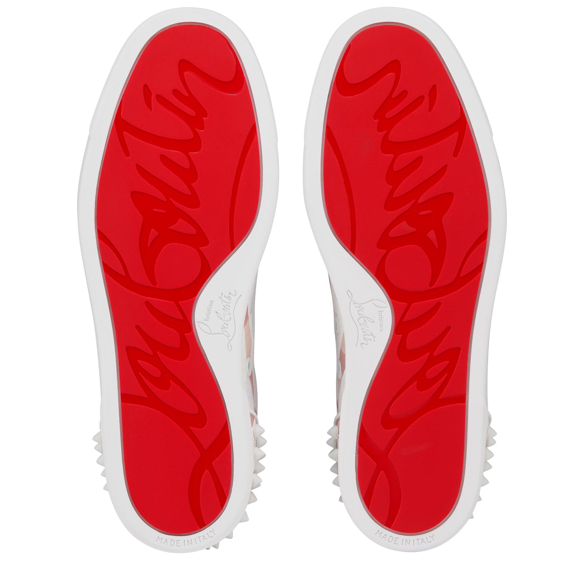 Christian Louboutin Louise Junior Spikes Women Shoes | Color Beige