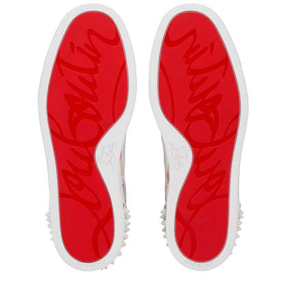 Christian Louboutin Louise Junior Spikes Women Shoes | Color Beige