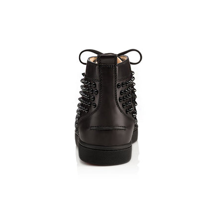 Christian Louboutin Louis Spikes Men Shoes | Color Black