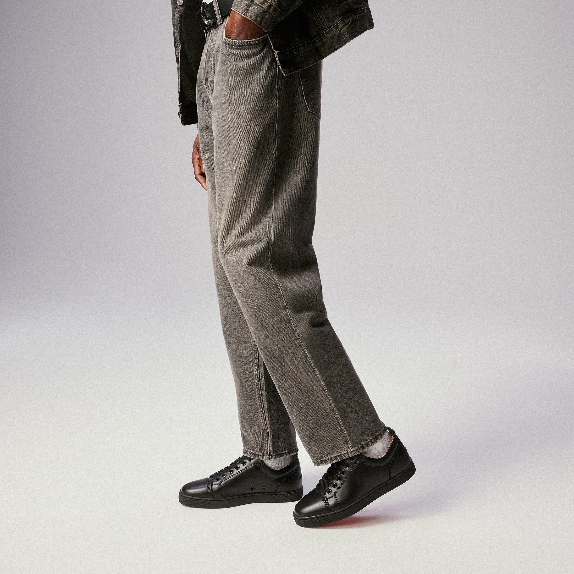 Christian Louboutin Louis Junior Men Shoes | Color Black