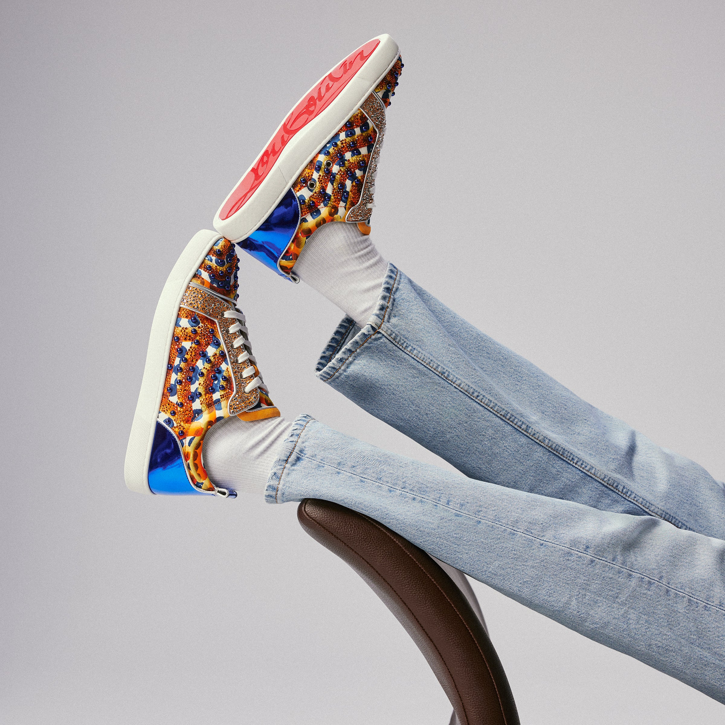 Christian Louboutin Louis Junior No Limit Gaagal Men Shoes | Color Multicolor