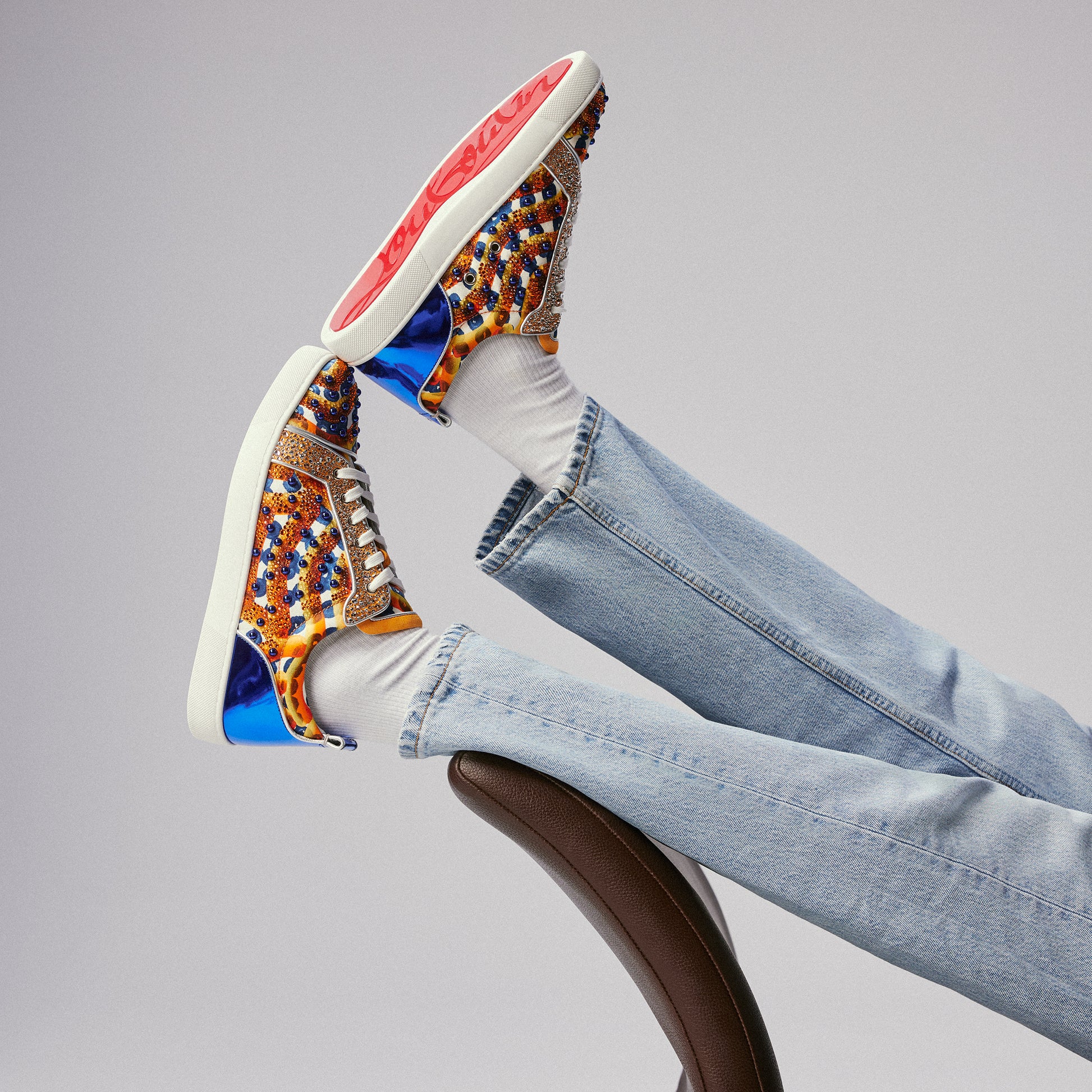 Christian Louboutin Louis Junior No Limit Gaagal Men Shoes | Color Multicolor