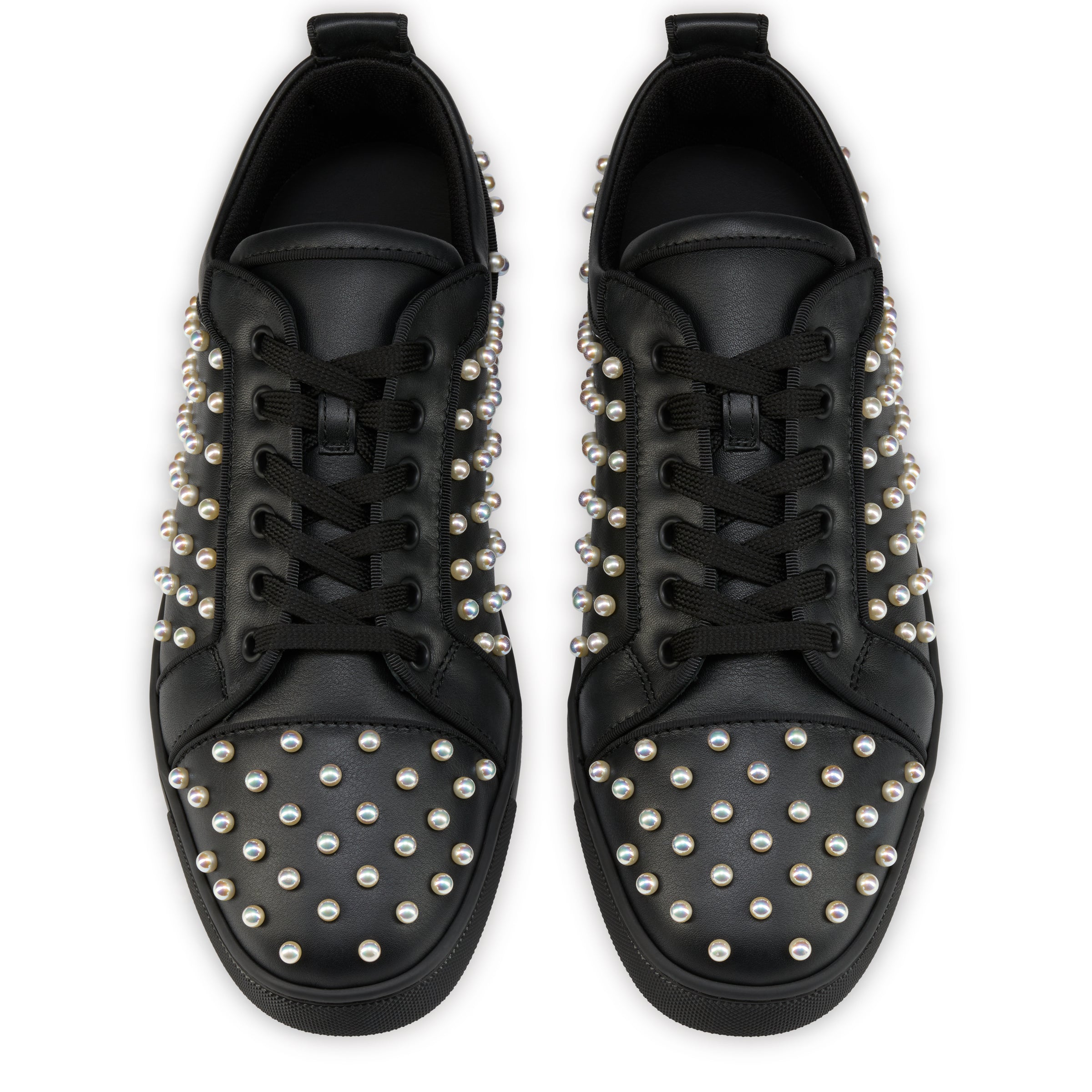 Christian Louboutin Louis Junior Perles Men Shoes | Color Black