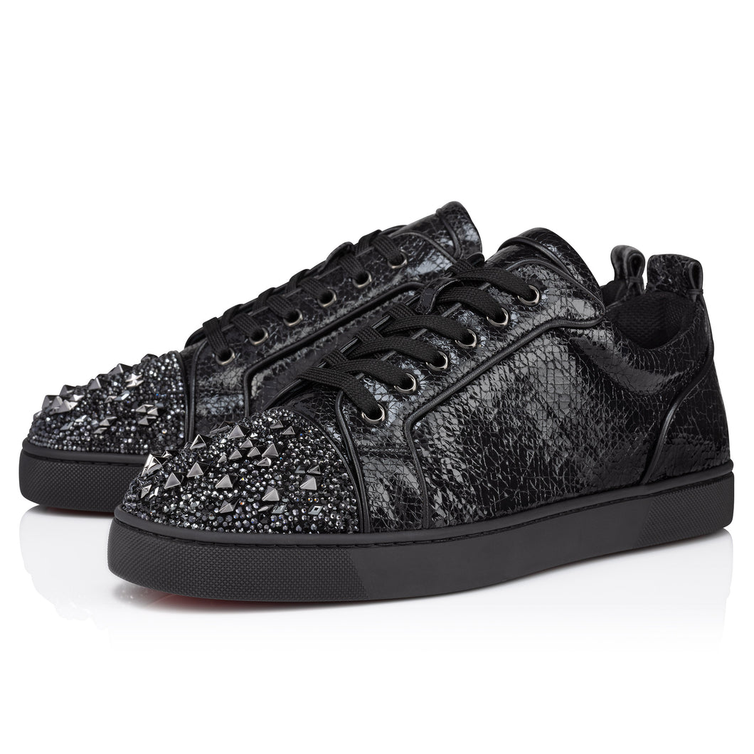 Christian Louboutin Louis Junior P Strass Eternity Men Shoes | Color Black