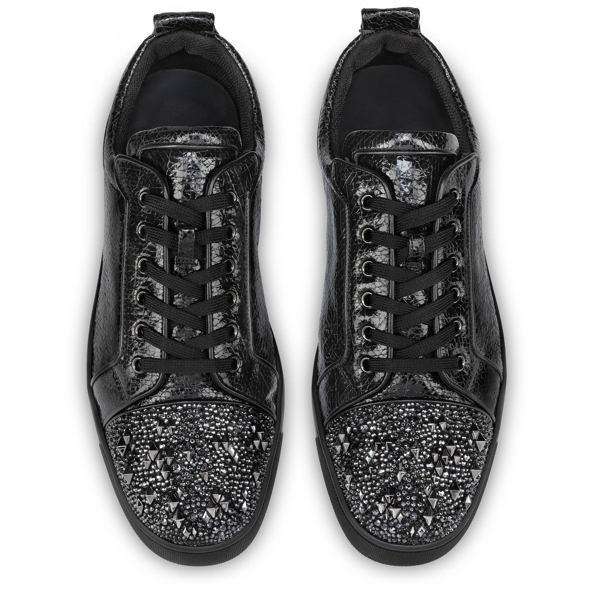 Christian Louboutin Louis Junior P Strass Eternity Men Shoes | Color Black