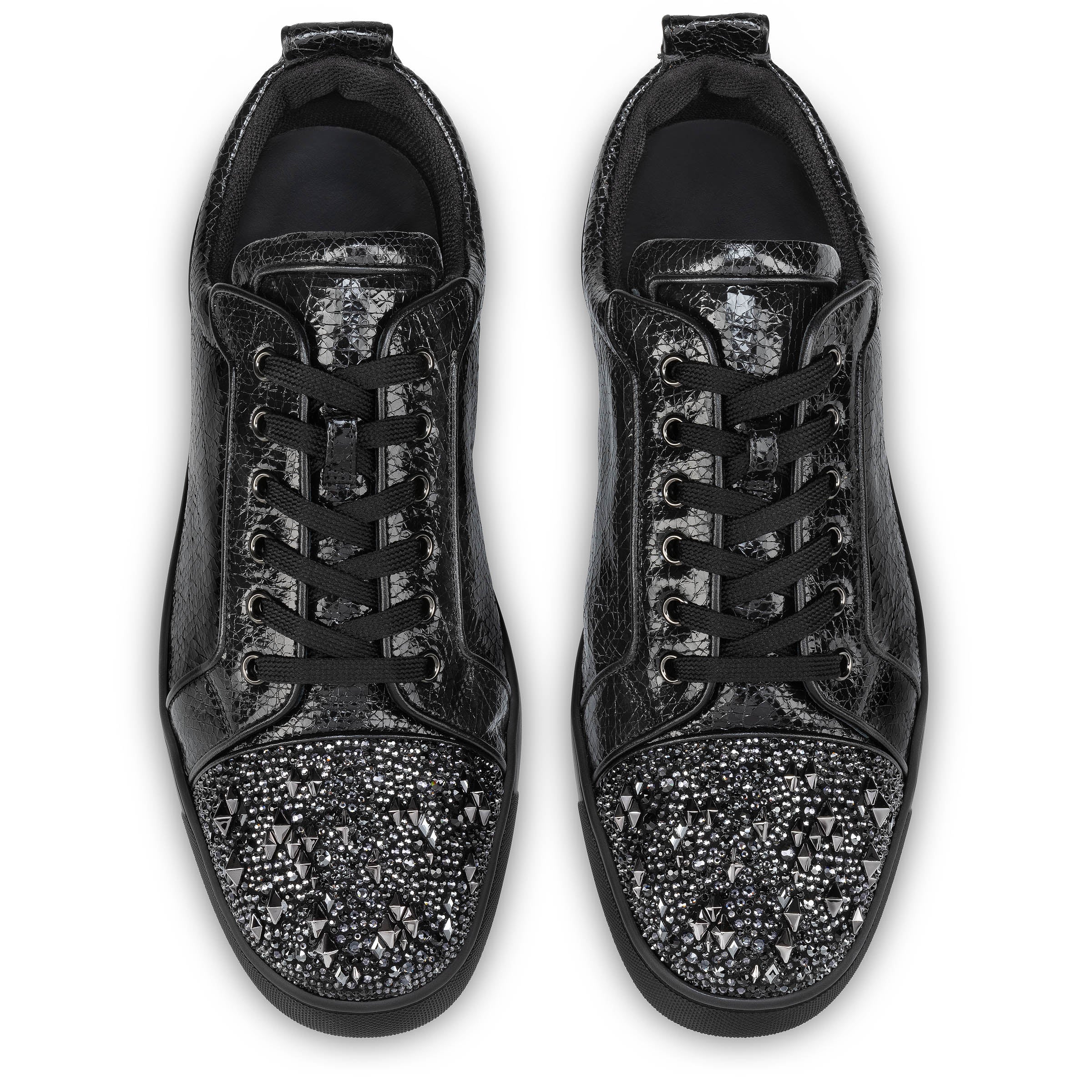 Christian Louboutin Louis Junior P Strass Eternity Men Shoes | Color Black