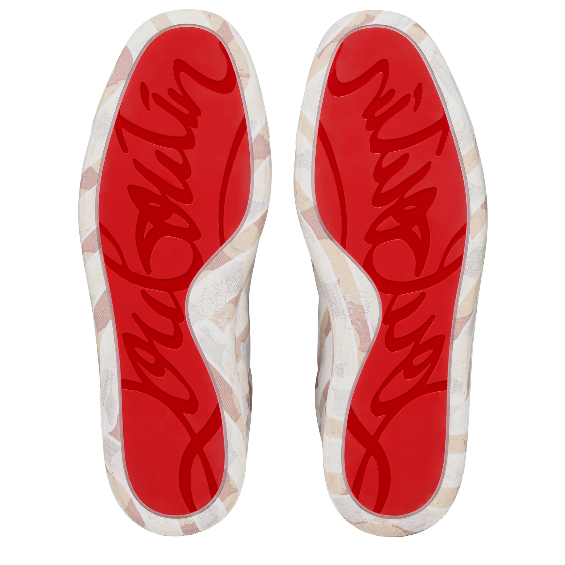 Christian Louboutin Louis Junior Spikes  Men Shoes | Color Beige