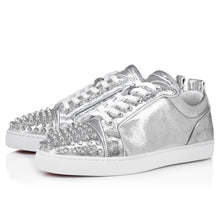 Load image into Gallery viewer, Christian Louboutin Louis Junior Spikes  Men Shoes | Color Silver
