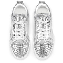 Load image into Gallery viewer, Christian Louboutin Louis Junior Spikes  Men Shoes | Color Silver
