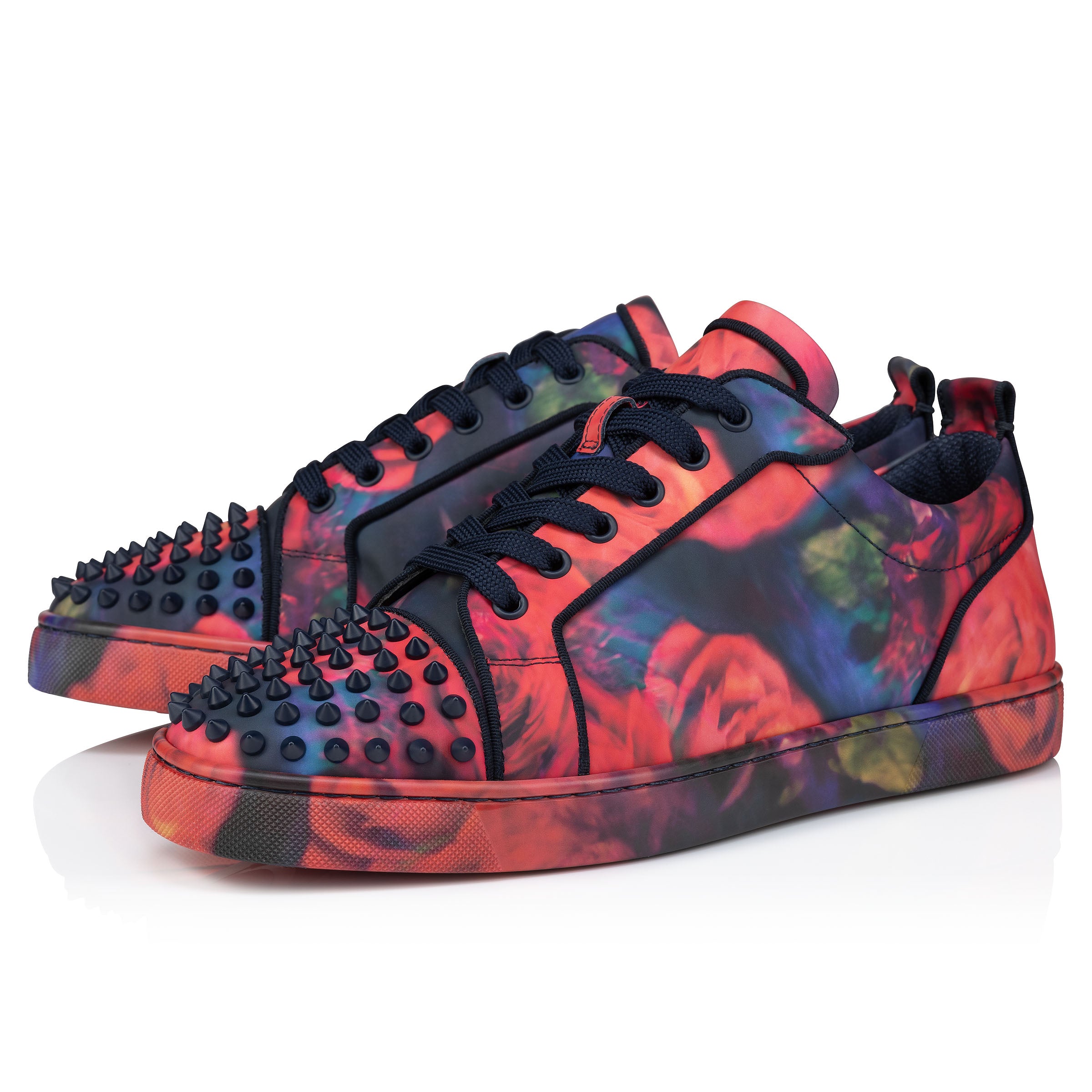 Christian Louboutin Louis Junior Spikes  Men Shoes | Color Multicolor