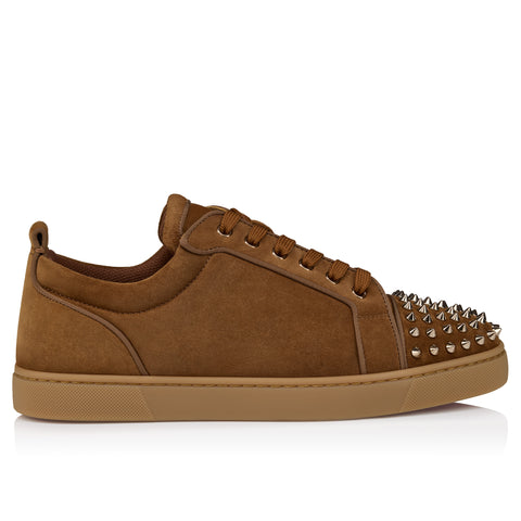 Christian Louboutin Louis Junior Spikes Men Shoes | Color Brown
