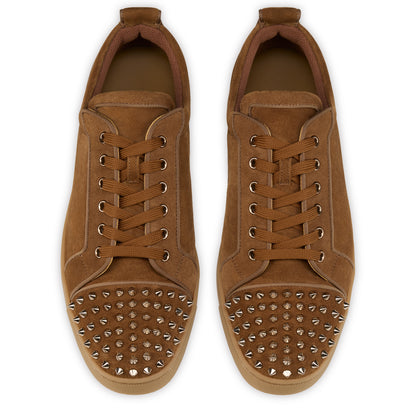 Christian Louboutin Louis Junior Spikes Men Shoes | Color Brown