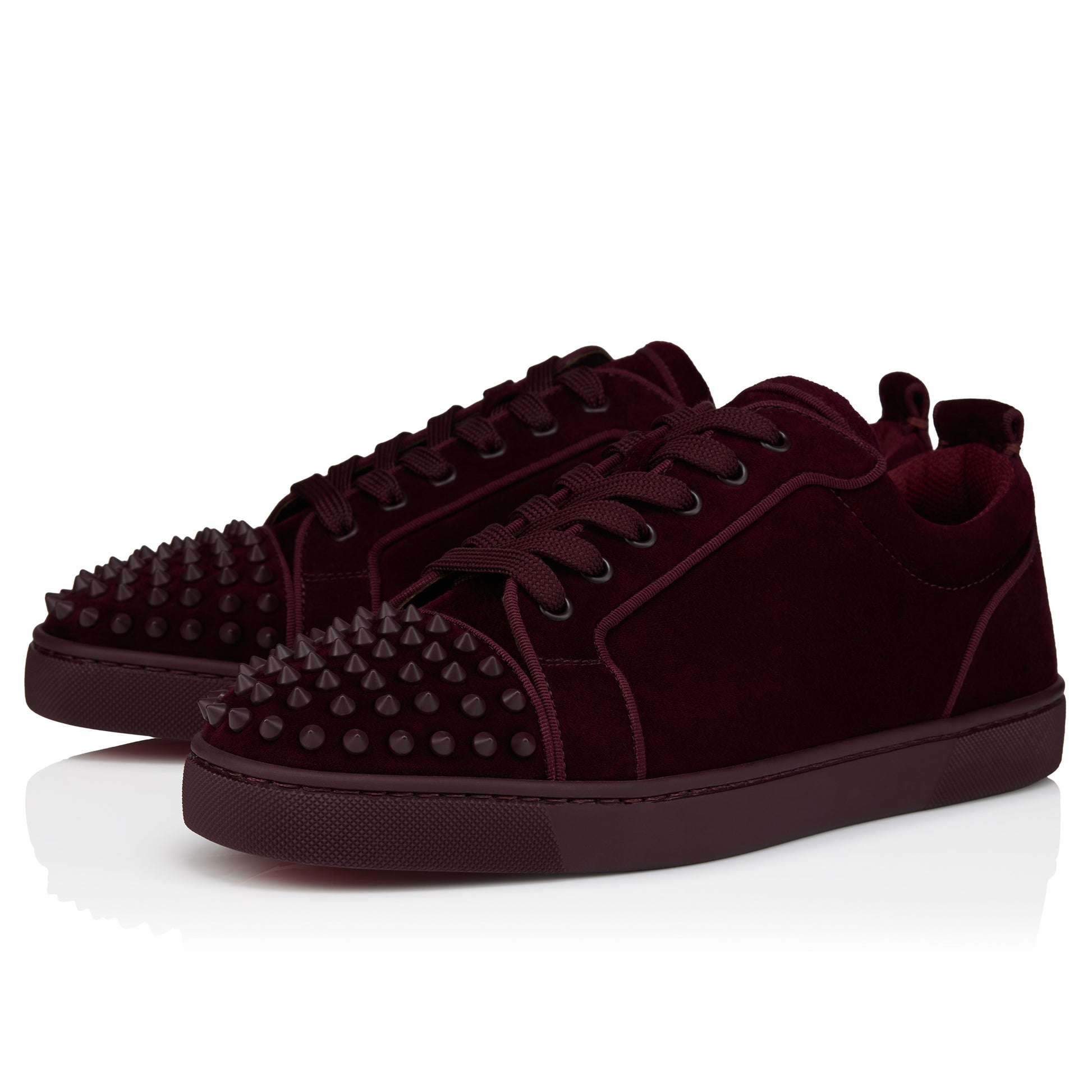 Christian Louboutin Louis Junior Spikes Men Shoes | Color Red