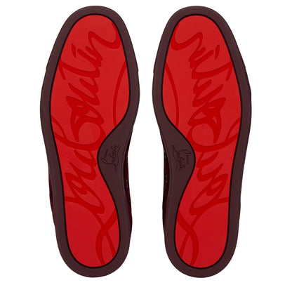 Christian Louboutin Louis Junior Spikes Men Shoes | Color Red