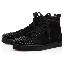 Load image into Gallery viewer, Christian Louboutin Lou Spikes Men Shoes | Color Black
