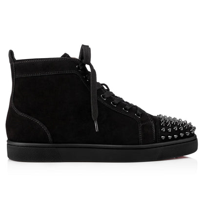 Christian Louboutin Lou Spikes Men Shoes | Color Black