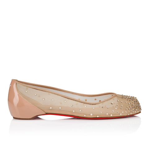 Christian Louboutin Marlougiela Strass Women Shoes | Color Beige