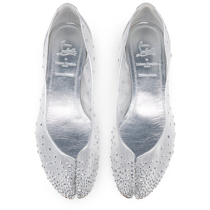 Christian Louboutin Marlougiela Strass Women Shoes | Color Silver