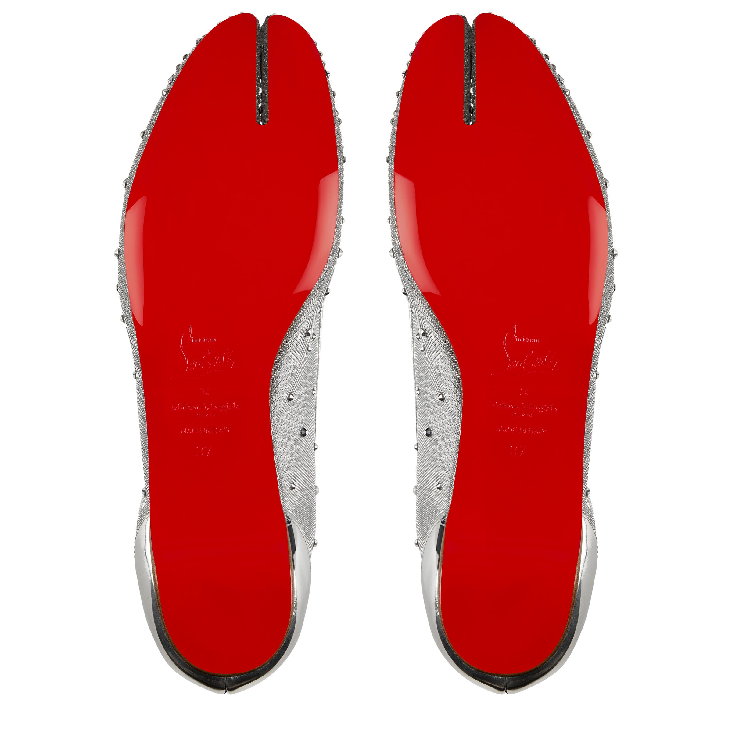 Christian Louboutin Marlougiela Strass Women Shoes | Color Silver