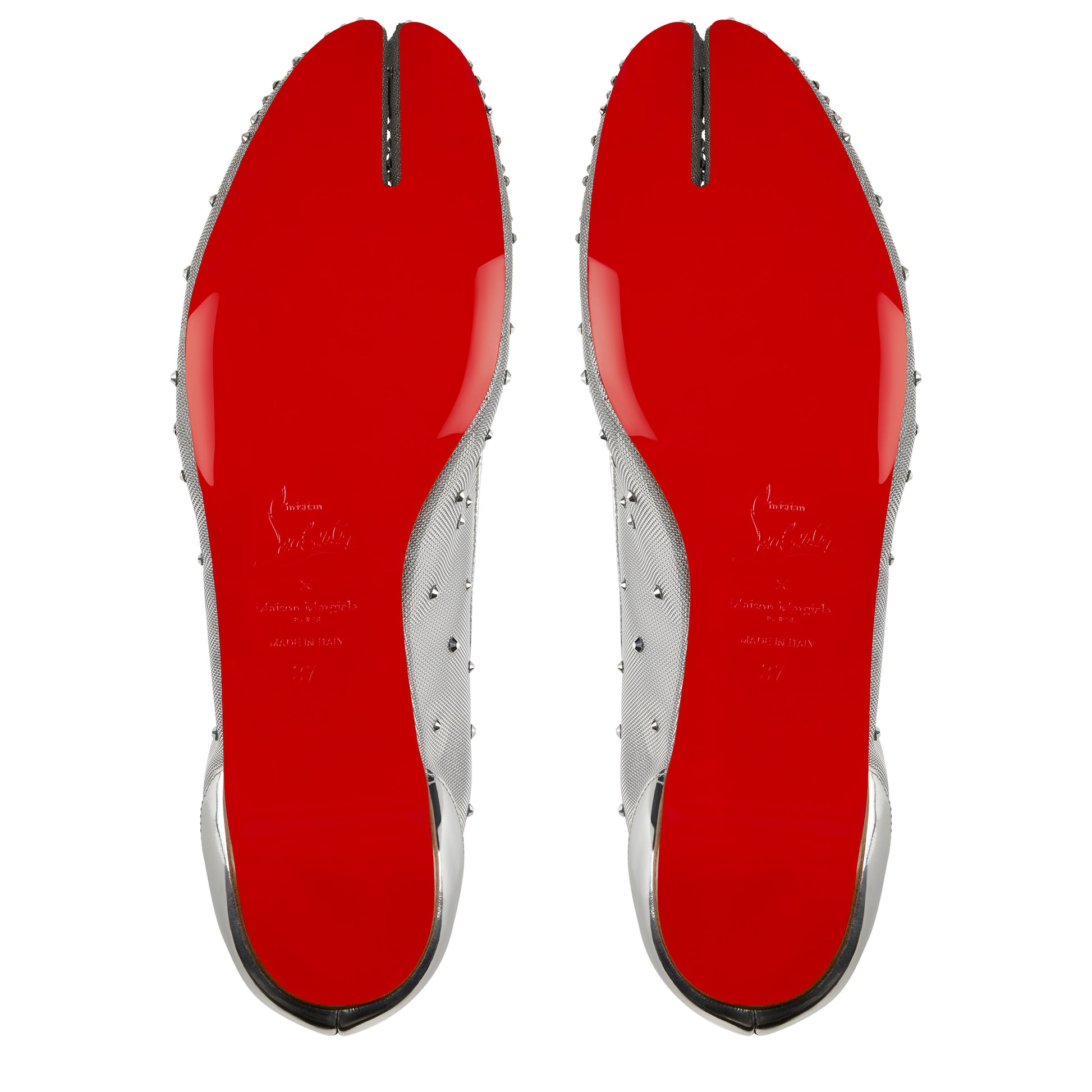 Christian Louboutin Marlougiela Strass Women Shoes | Color Silver