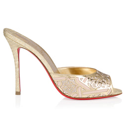 Christian Louboutin Me Dolly Moucharastrass Women Shoes | Color Gold