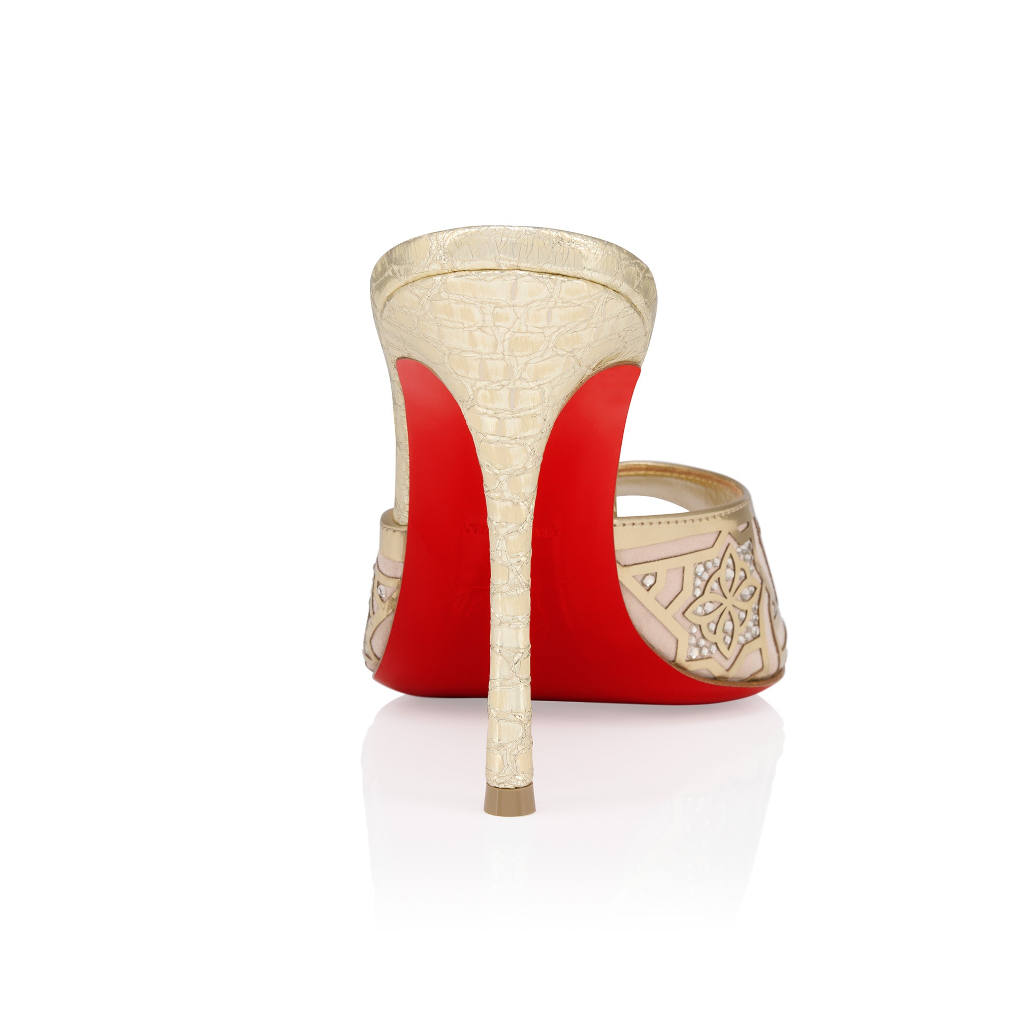 Christian Louboutin Me Dolly Moucharastrass Women Shoes | Color Gold