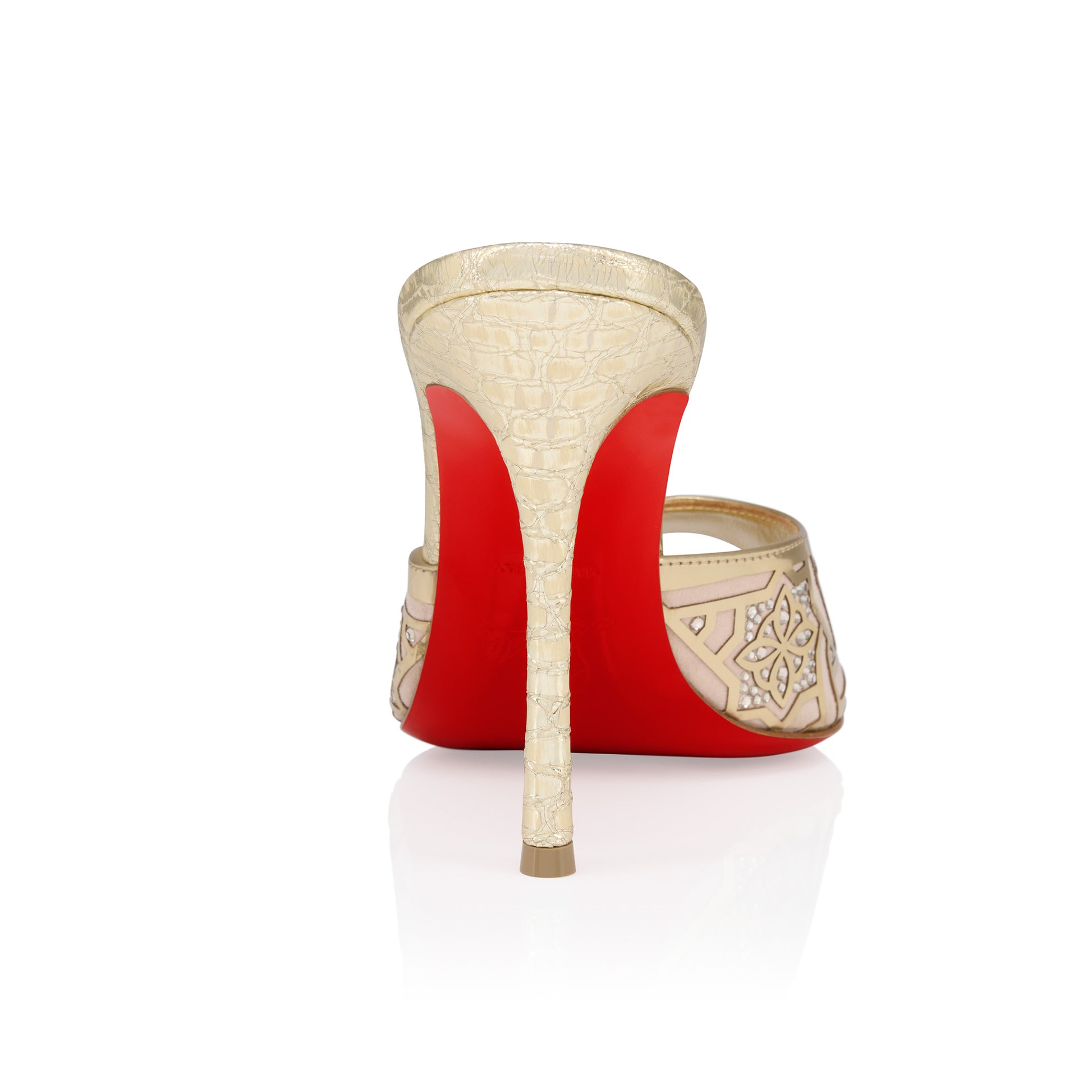 Christian Louboutin Me Dolly Moucharastrass Women Shoes | Color Gold