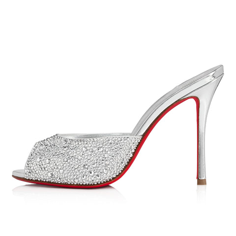 Christian Louboutin Me Dolly Strass Women Shoes | Color Silver