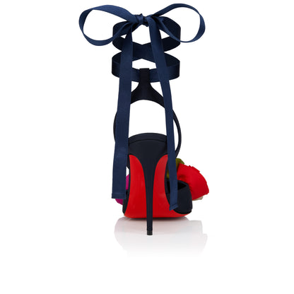 Christian Louboutin Mere Lachaise Lace Up Women Shoes | Color Blue