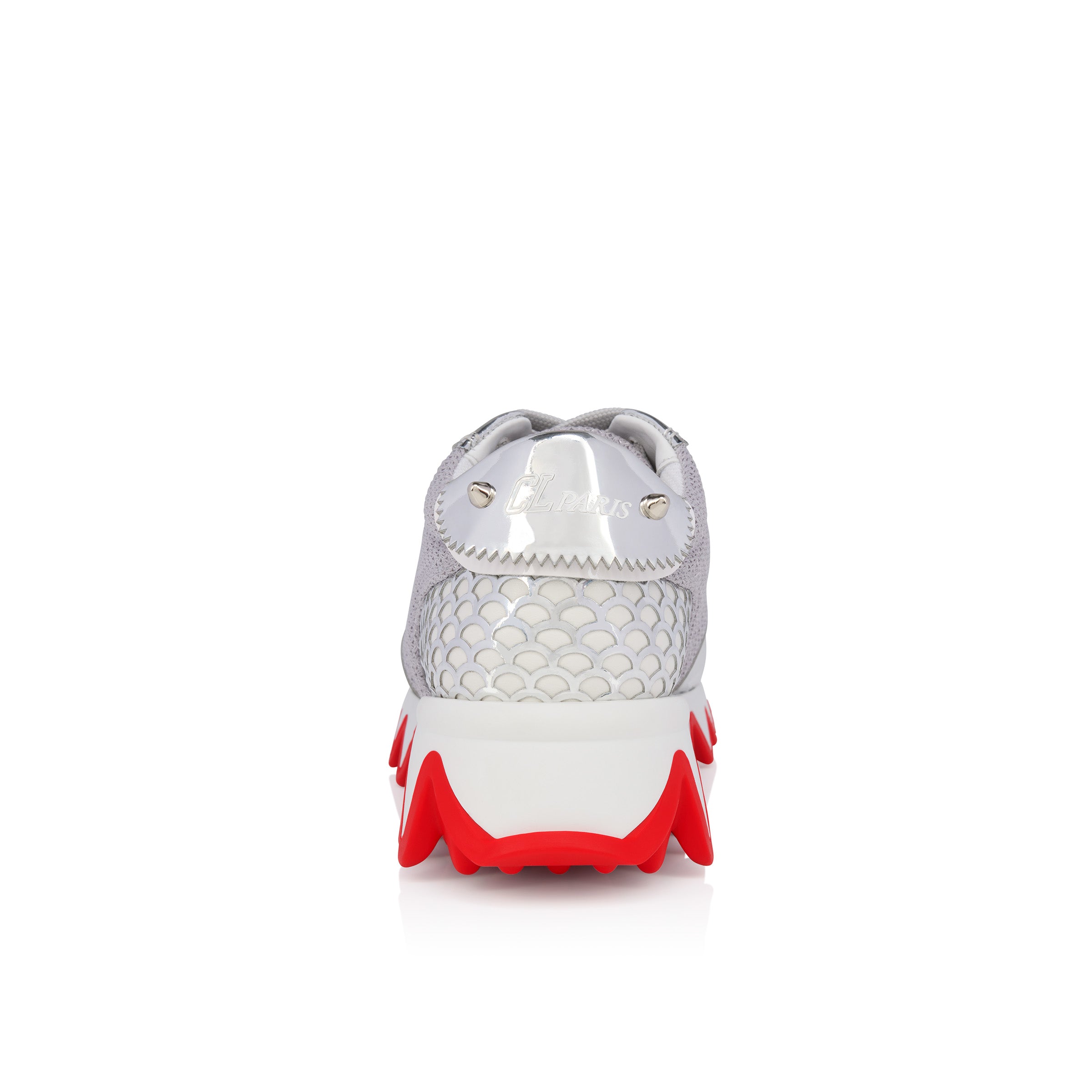 Christian Louboutin Mini Shark Kids Unisex Shoes | Color Silver