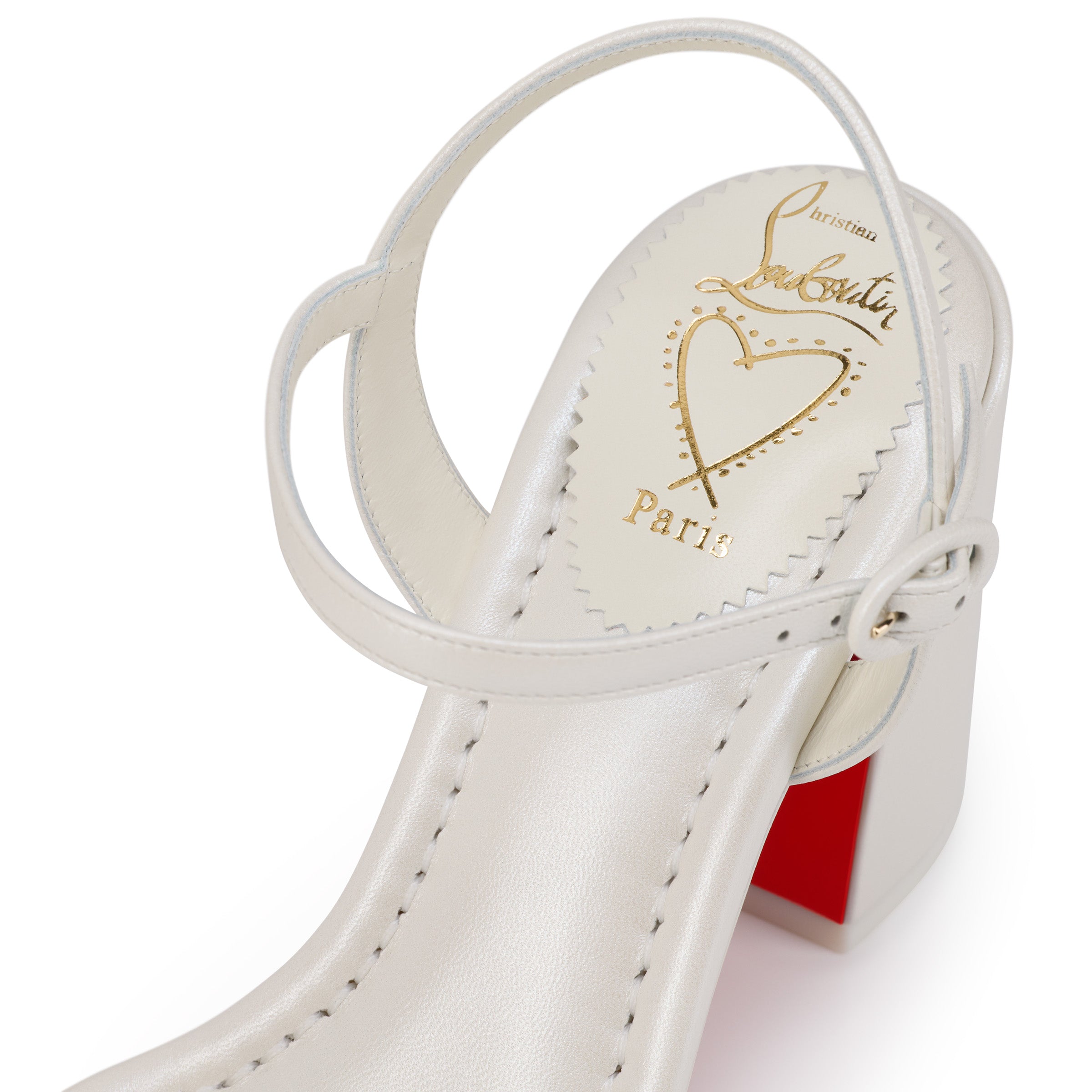 Christian Louboutin Miss Jane Sandal Women Shoes | Color White