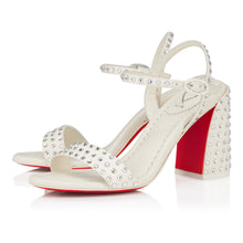 Load image into Gallery viewer, Christian Louboutin Miss Jane Sandal Strass Boum Women Shoes | Color White
