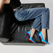 Load image into Gallery viewer, Christian Louboutin Miss Z Women Shoes | Color Blue
