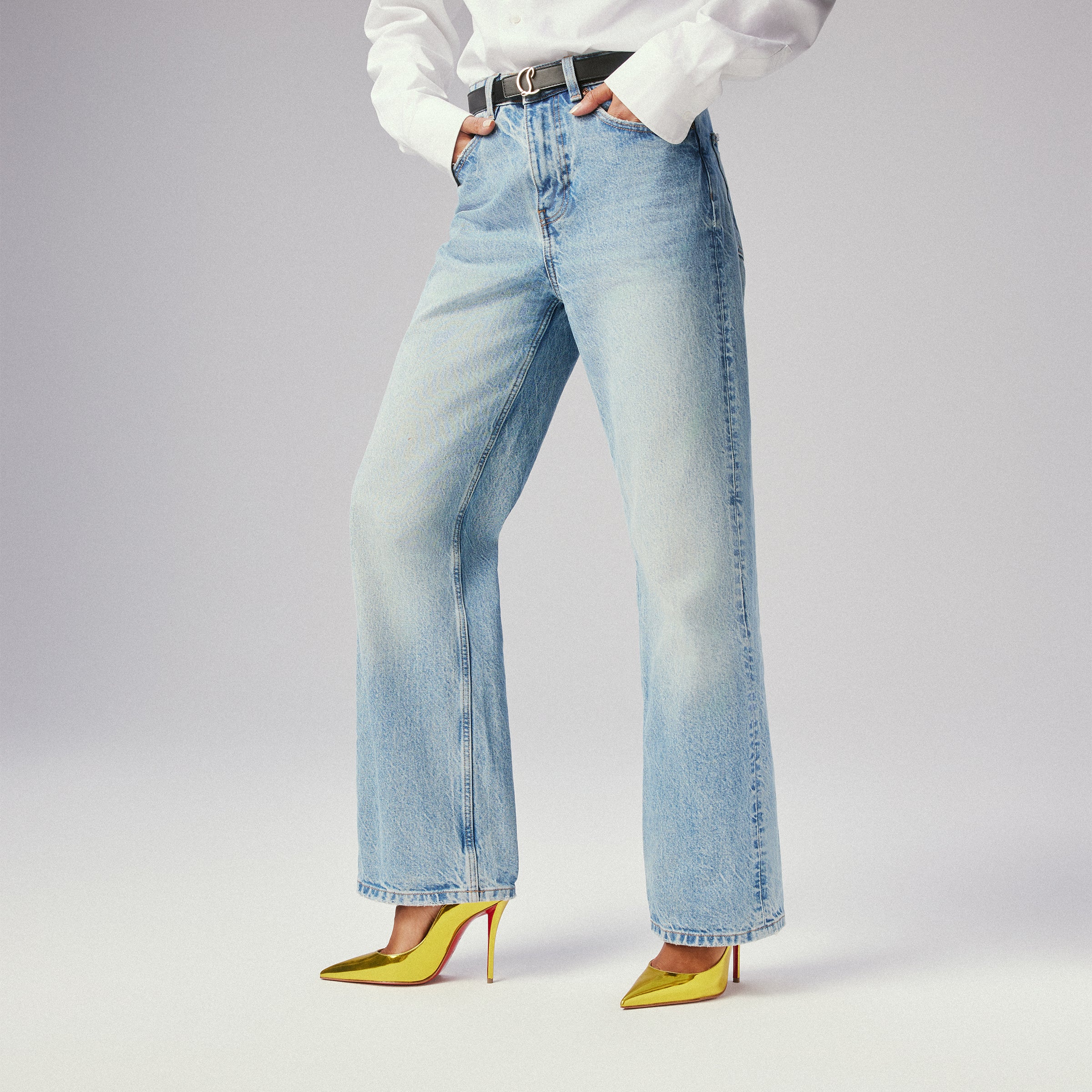 Christian Louboutin Miss Z Women Shoes | Color Yellow