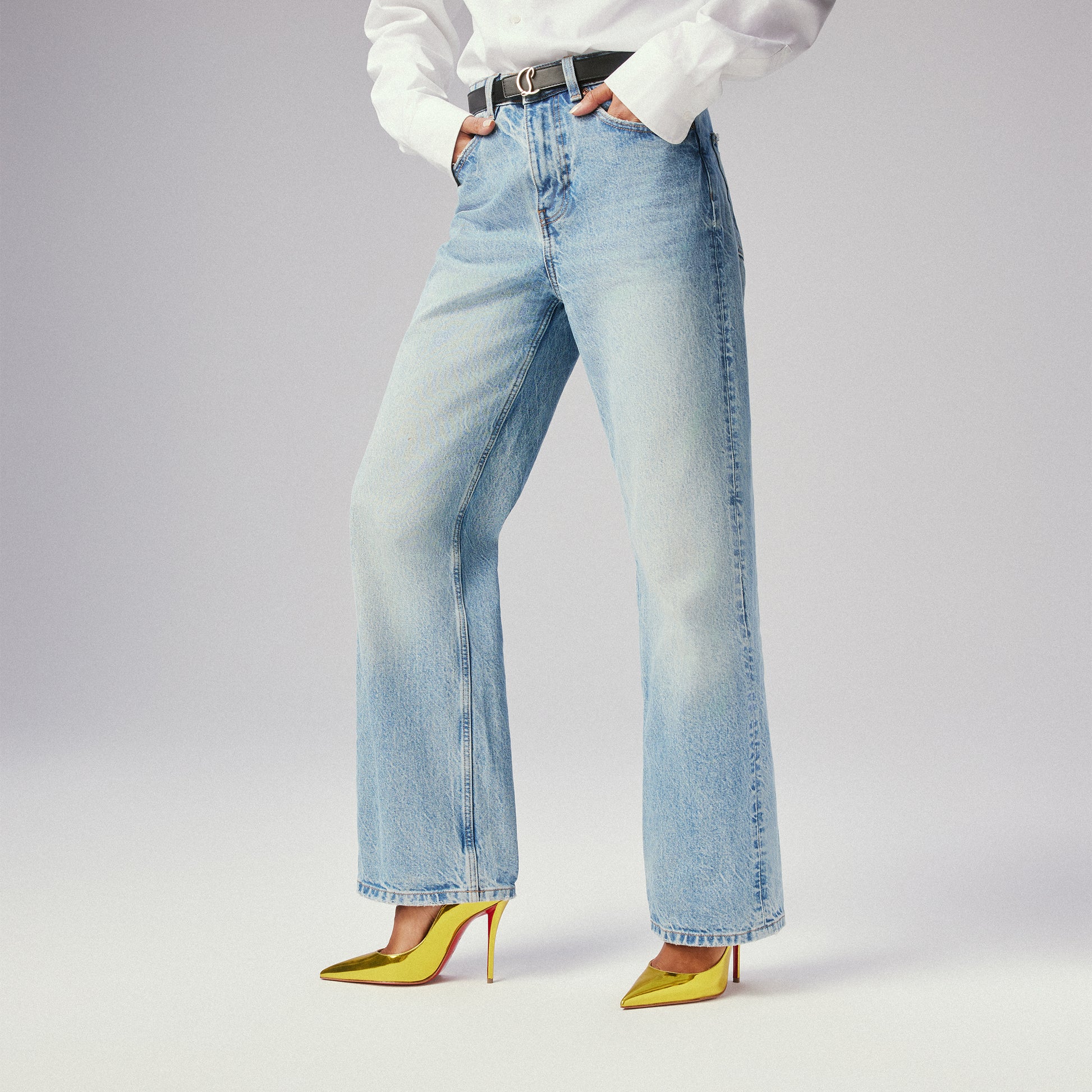 Christian Louboutin Miss Z Women Shoes | Color Yellow