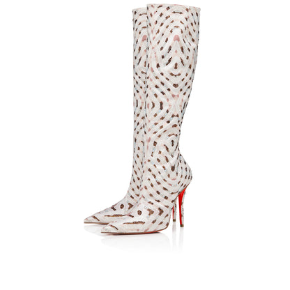 Christian Louboutin Miss Z Botta Gaagal Strass Women Shoes | Color Beige