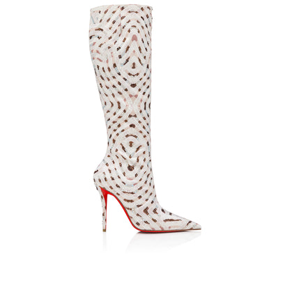 Christian Louboutin Miss Z Botta Gaagal Strass Women Shoes | Color Beige