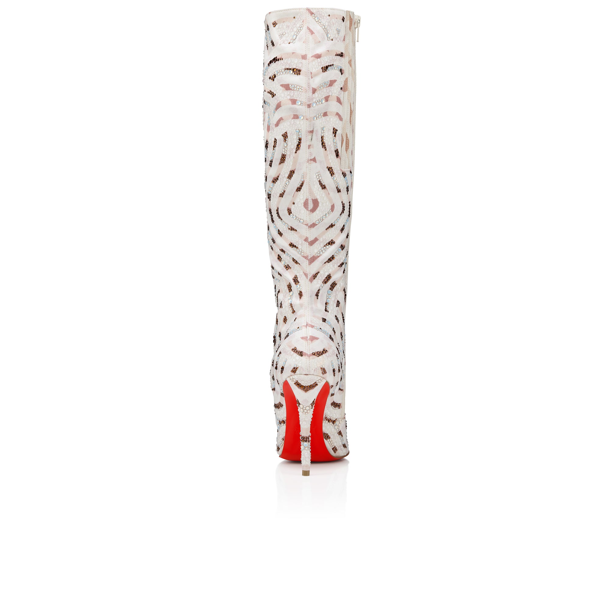 Christian Louboutin Miss Z Botta Gaagal Strass Women Shoes | Color Beige