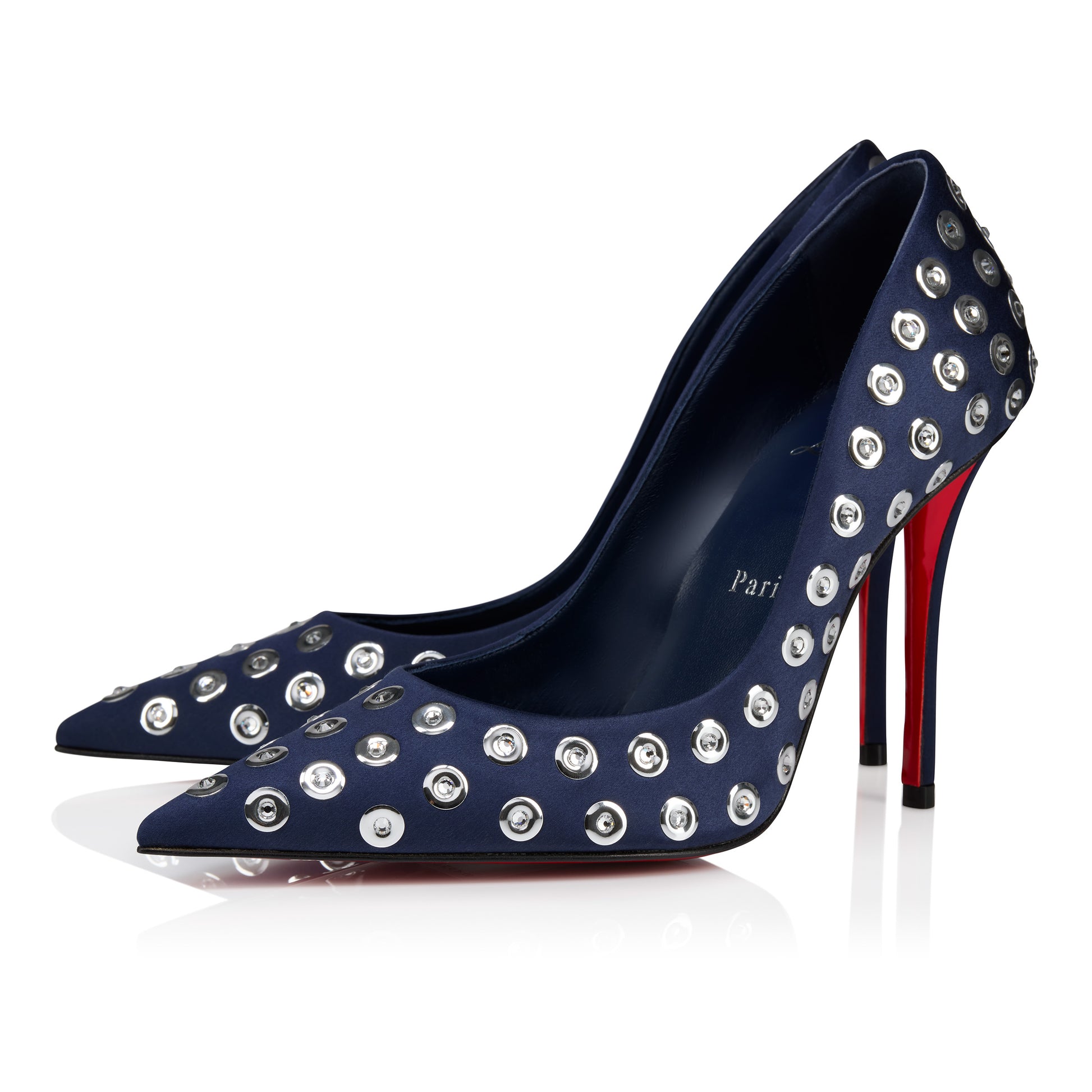 Christian Louboutin Miss Z Boum Boum Mirror Women Shoes | Color Navy