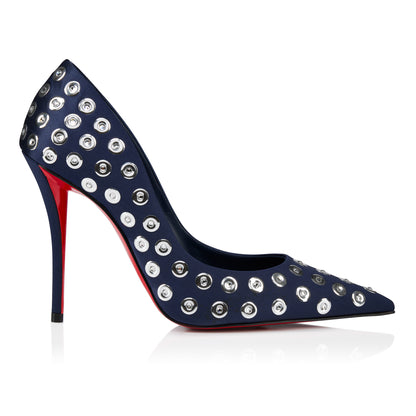 Christian Louboutin Miss Z Boum Boum Mirror Women Shoes | Color Navy