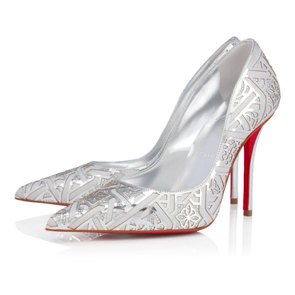 Christian Louboutin Miss Z Carouba Women Shoes | Color Silver