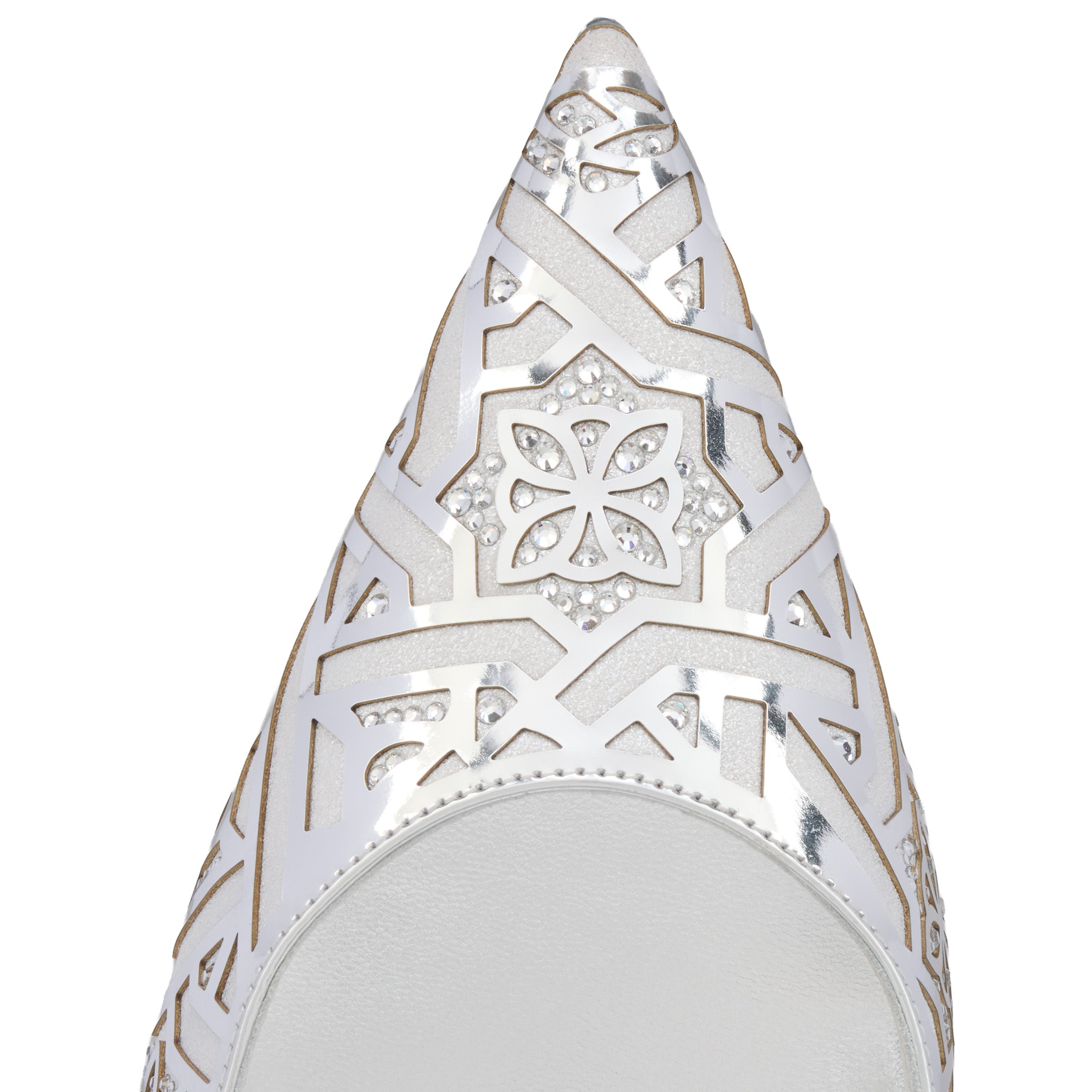 Christian Louboutin Miss Z Carouba Women Shoes | Color Silver