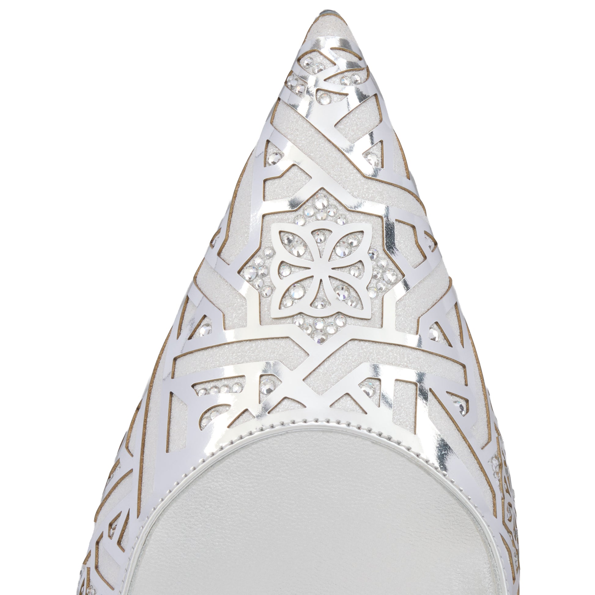 Christian Louboutin Miss Z Carouba Women Shoes | Color Silver